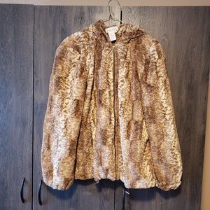 Leaopard Fur Jacket